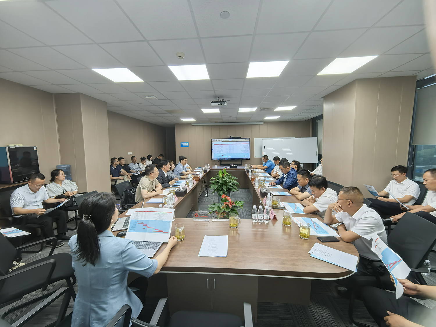 永平縣委書記李德琦、復(fù)旦大學(xué)常務(wù)副校長(zhǎng)許征一行到訪國(guó)惠環(huán)境座談交流